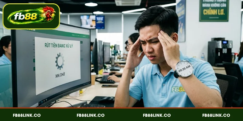 Cách xử lý khi FB88 rút tiền chậm