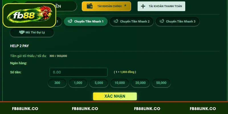 Nạp tiền FB88 tức thì bằng Help2Pay